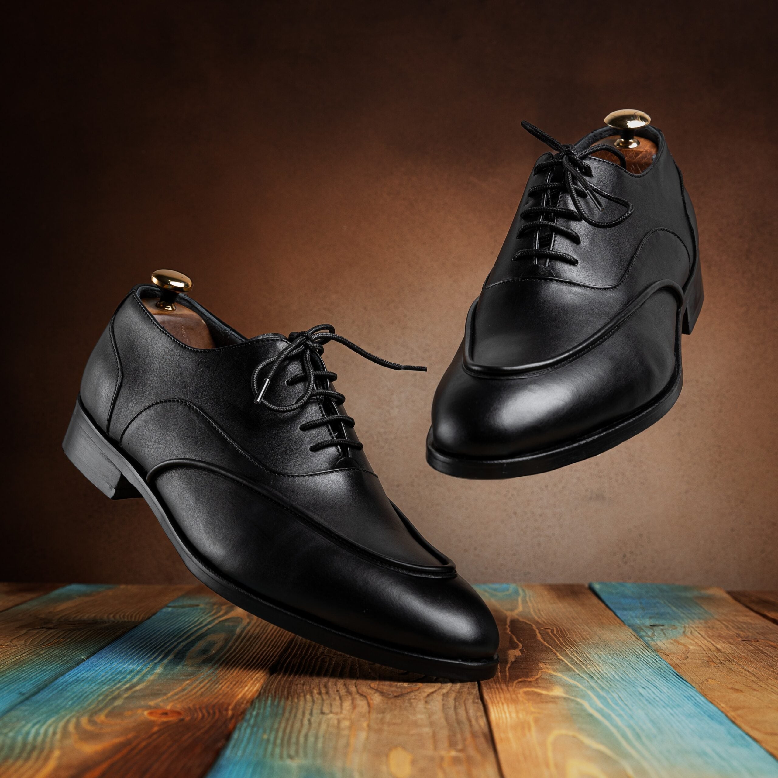 Male Shoes Cleaner With Cloth For Black Leather Polished Derby