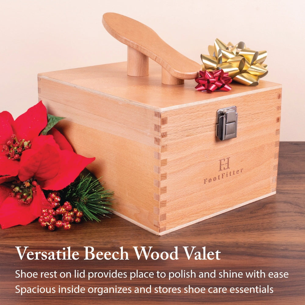 Beechwood Shoe Valet & Shoe Shine Set FootFitter