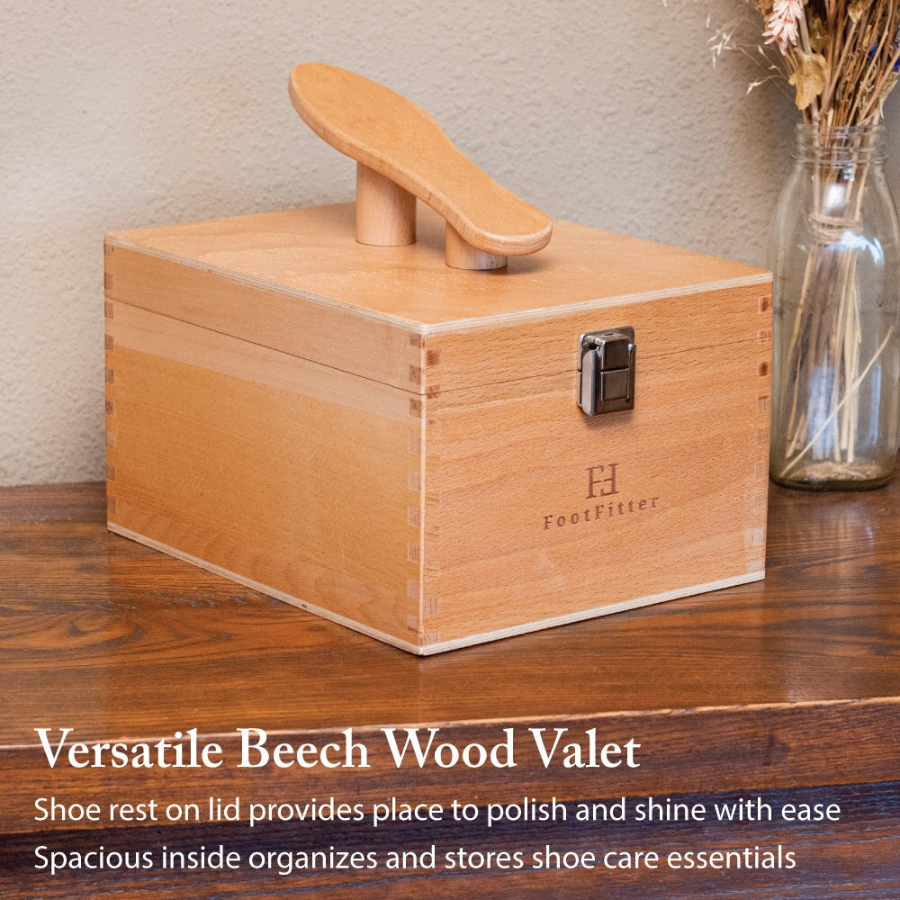 Beechwood Shoe Valet & Shoe Shine Set FootFitter