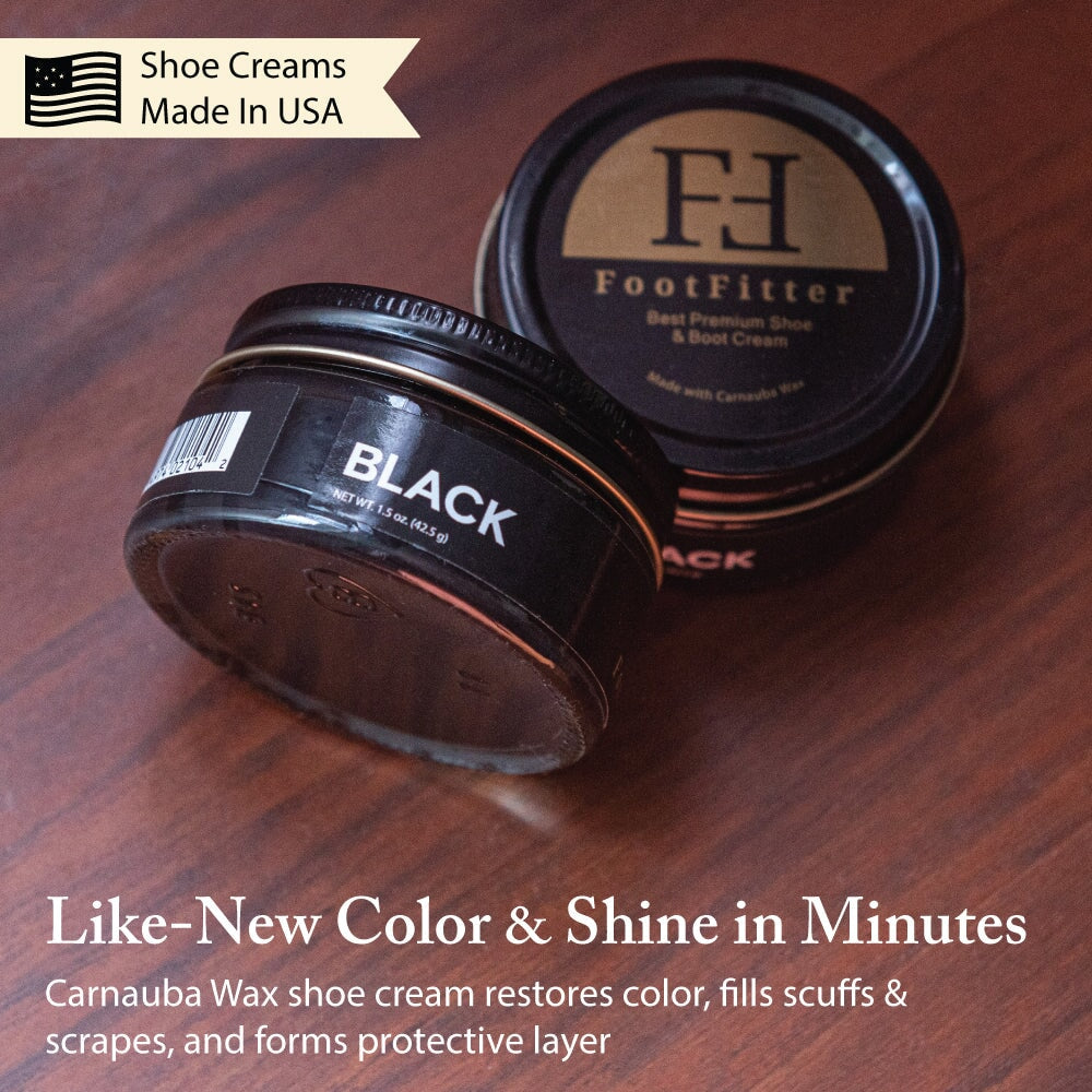 Black Leather Restoring Shoe Care Set FootFitter