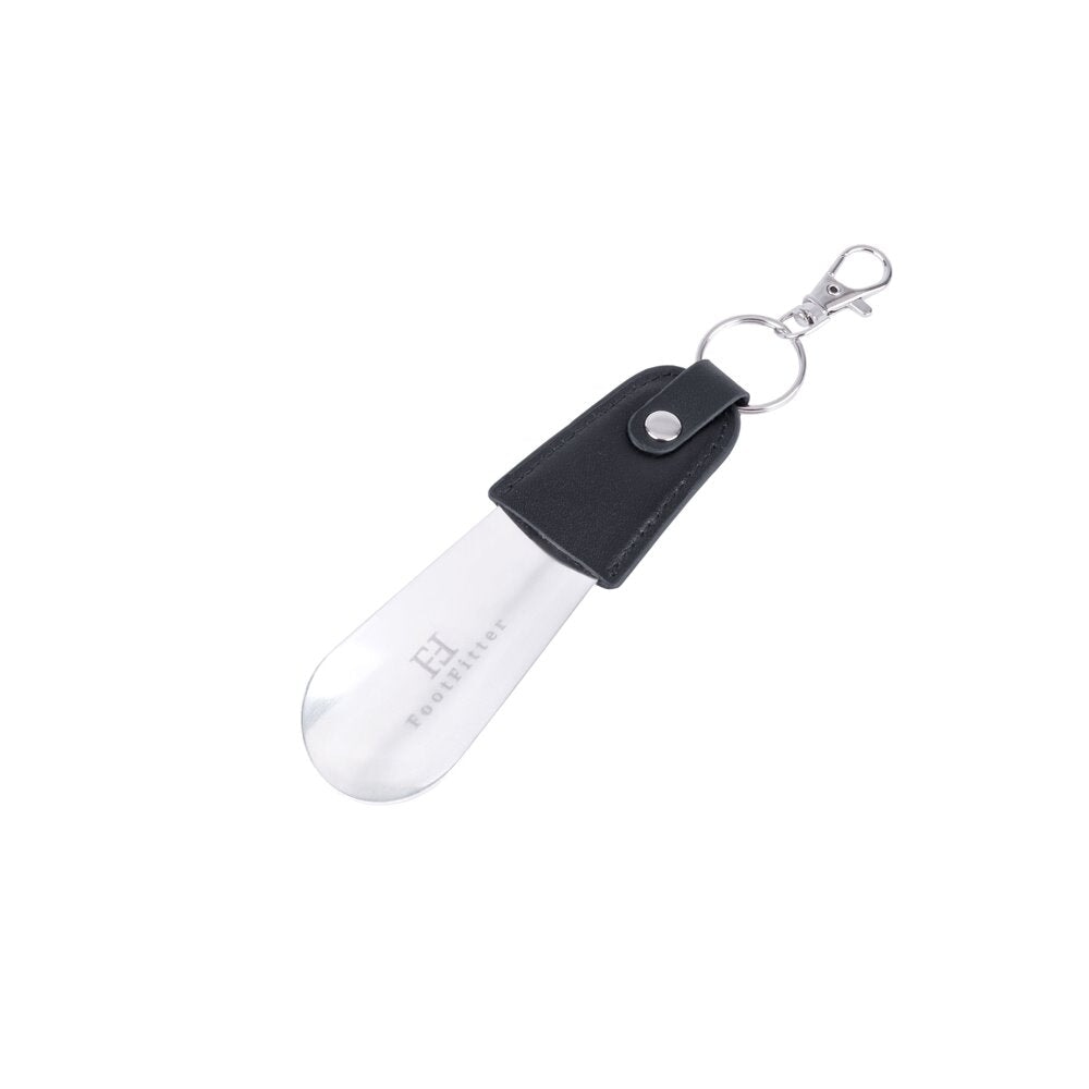 Copy of FootFitter Keychain Travel Stainless Steel & Leather Shoe Horn, 5" Shoe Horns FootFitter