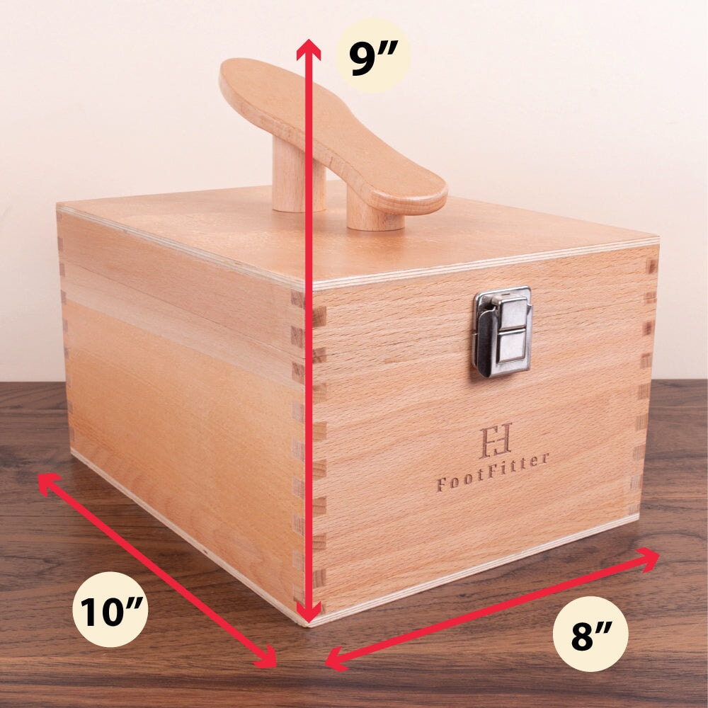 FootFitter Beech Wood Valet Box FootFitter