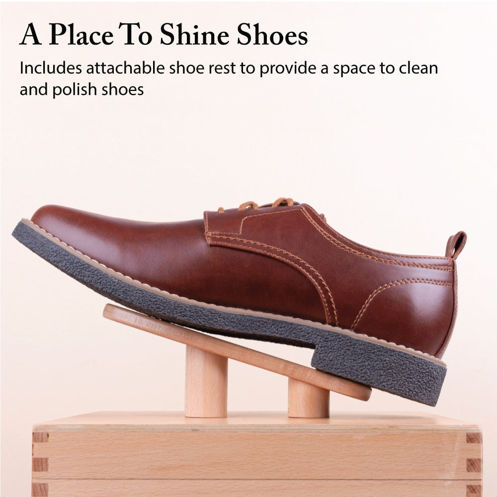 FootFitter Beech Wood Valet Box FootFitter