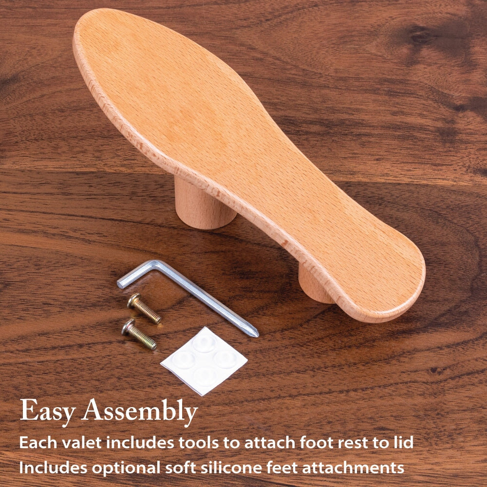 FootFitter Beech Wood Valet Box FootFitter