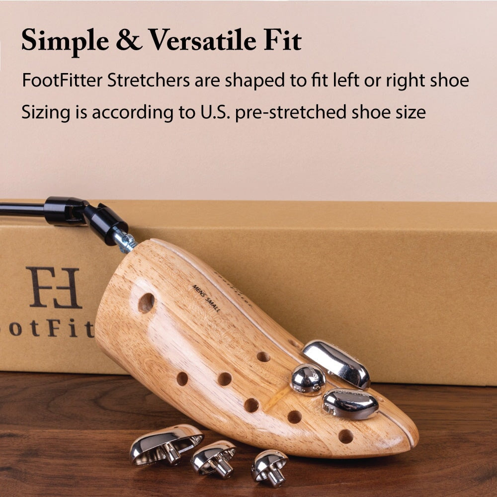 FootFitter Best Professional Boot Stretcher Set - Pair of Boot Stretcher FootFitter