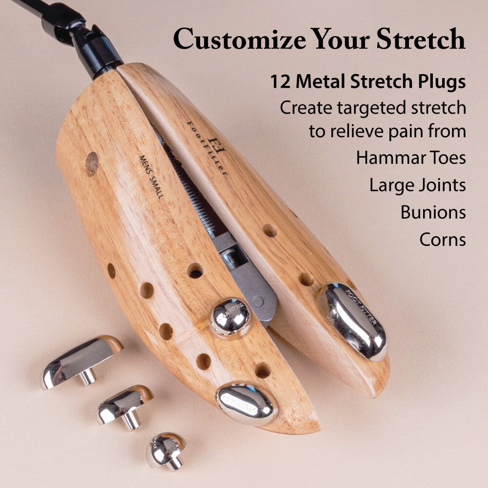 FootFitter Best Professional Boot Stretcher Set - Pair of Boot Stretcher FootFitter