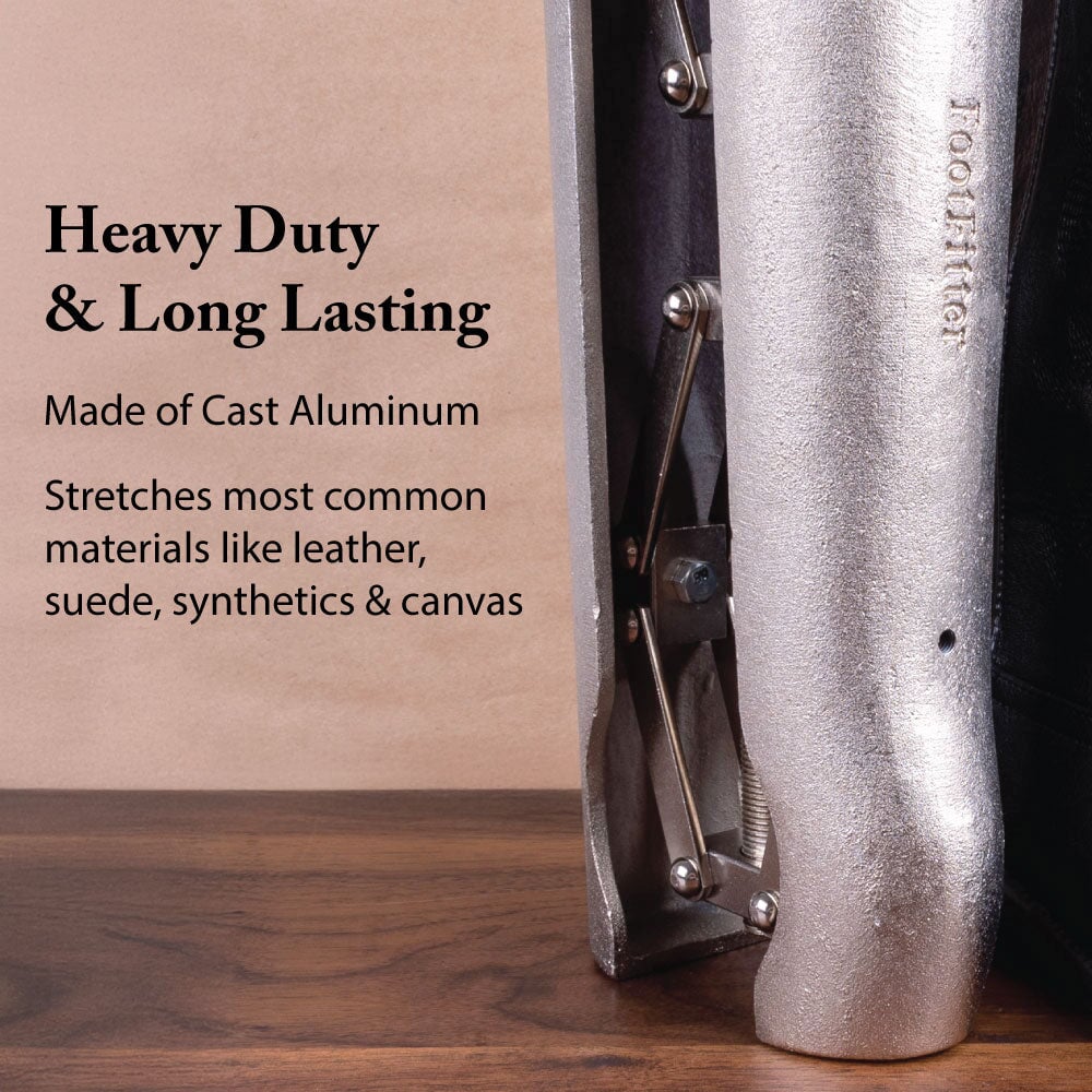 FootFitter Cast Aluminum Combination Boot Instep and Shaft Stretcher Boot Stretcher FootFitter