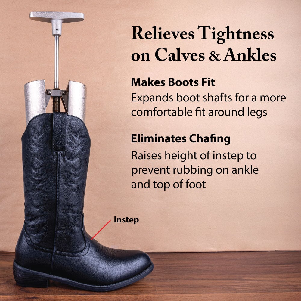 FootFitter Cast Aluminum Combination Boot Instep and Shaft Stretcher Boot Stretcher FootFitter