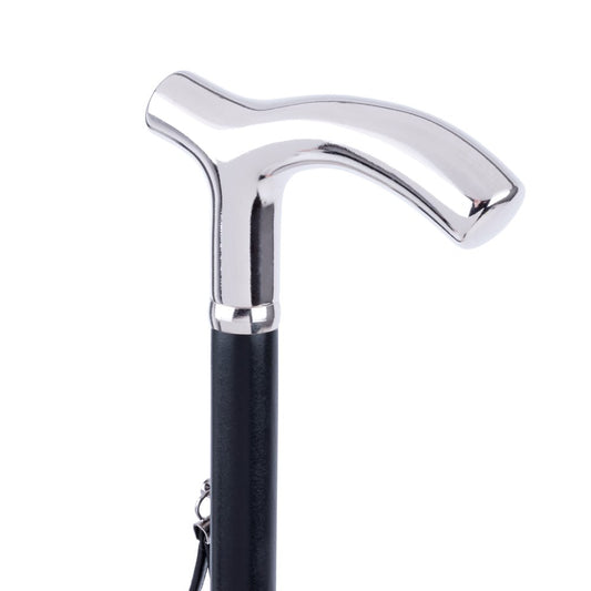 FootFitter Deluxe 28" Long Shoe Horn with Nickel Plated Derby Handle Shoe Horns Shoe and Foot Care