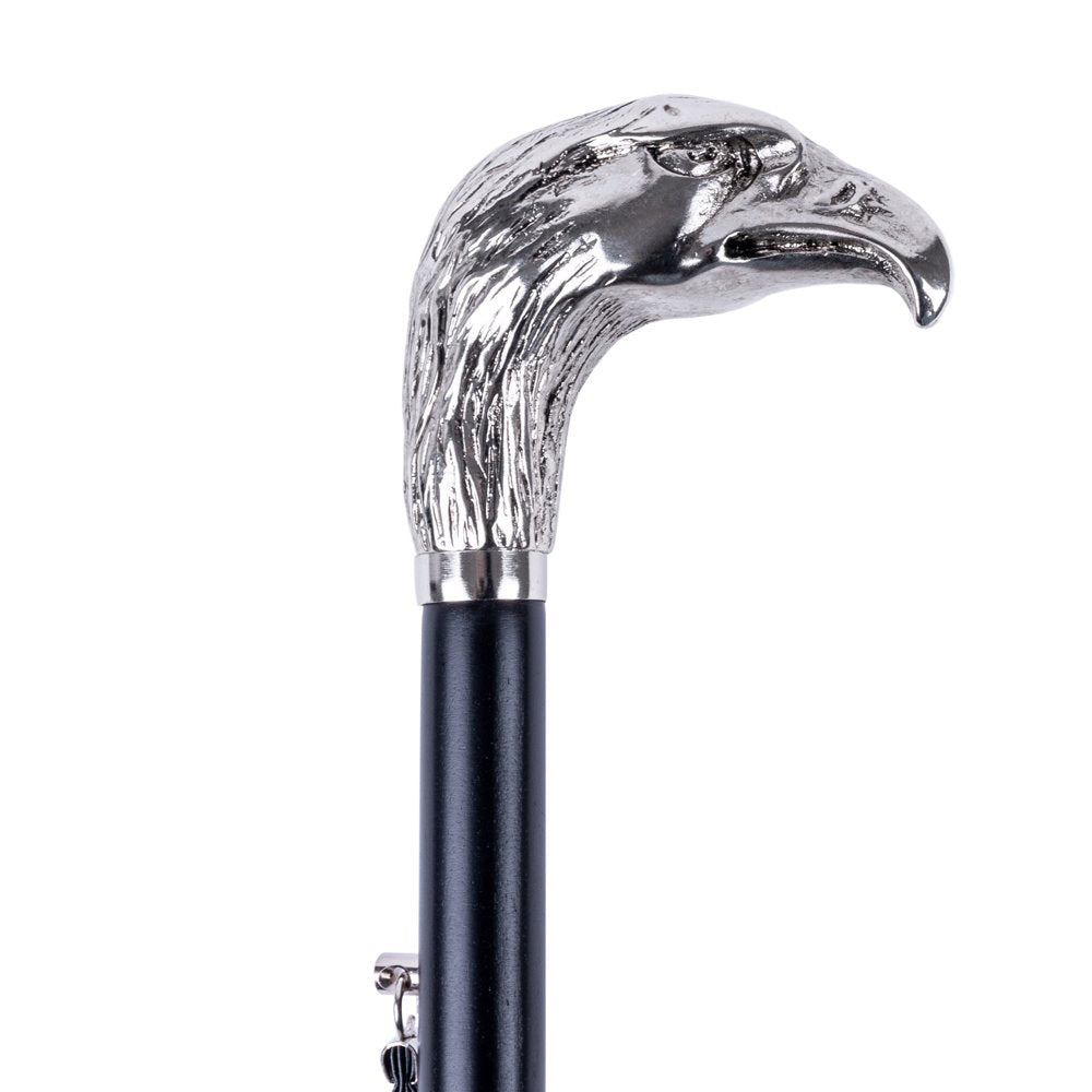 FootFitter Deluxe 28" Long Shoe Horn with Nickel Plated Eagle Handle Shoe Horns Shoe and Foot Care