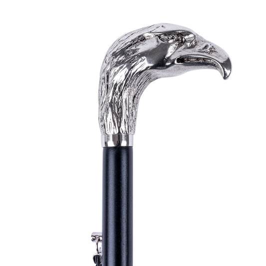 FootFitter Deluxe 28" Long Shoe Horn with Nickel Plated Eagle Handle Shoe Horns Shoe and Foot Care