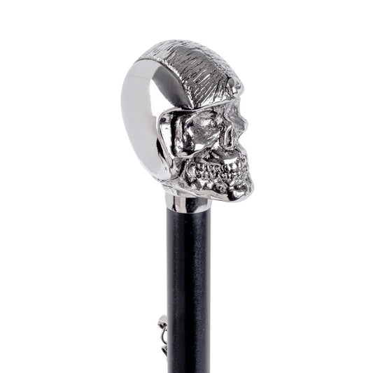 FootFitter Deluxe 28" Long Shoe Horn with Nickel Plated Skull Handle Shoe Horns FootFitter