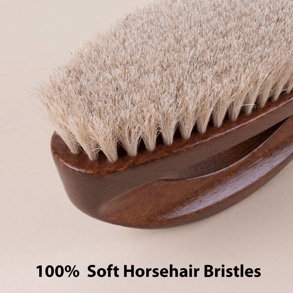 FootFitter Executive Shoe Shine Brush with Handle Shoe Brushes FootFitter