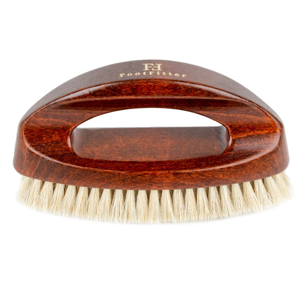 FootFitter Executive Shoe Shine Brush with Handle Shoe Brushes FootFitter