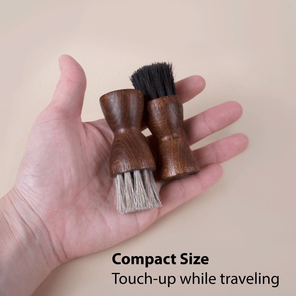 FootFitter Genuine Horsehair Shoe Polish Pencil Dauber Shoe Brushes FootFitter