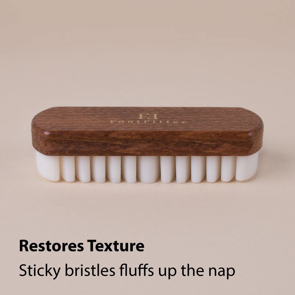 FootFitter Large Crepe Brush for Suede and Nubuck Shoe Brushes FootFitter