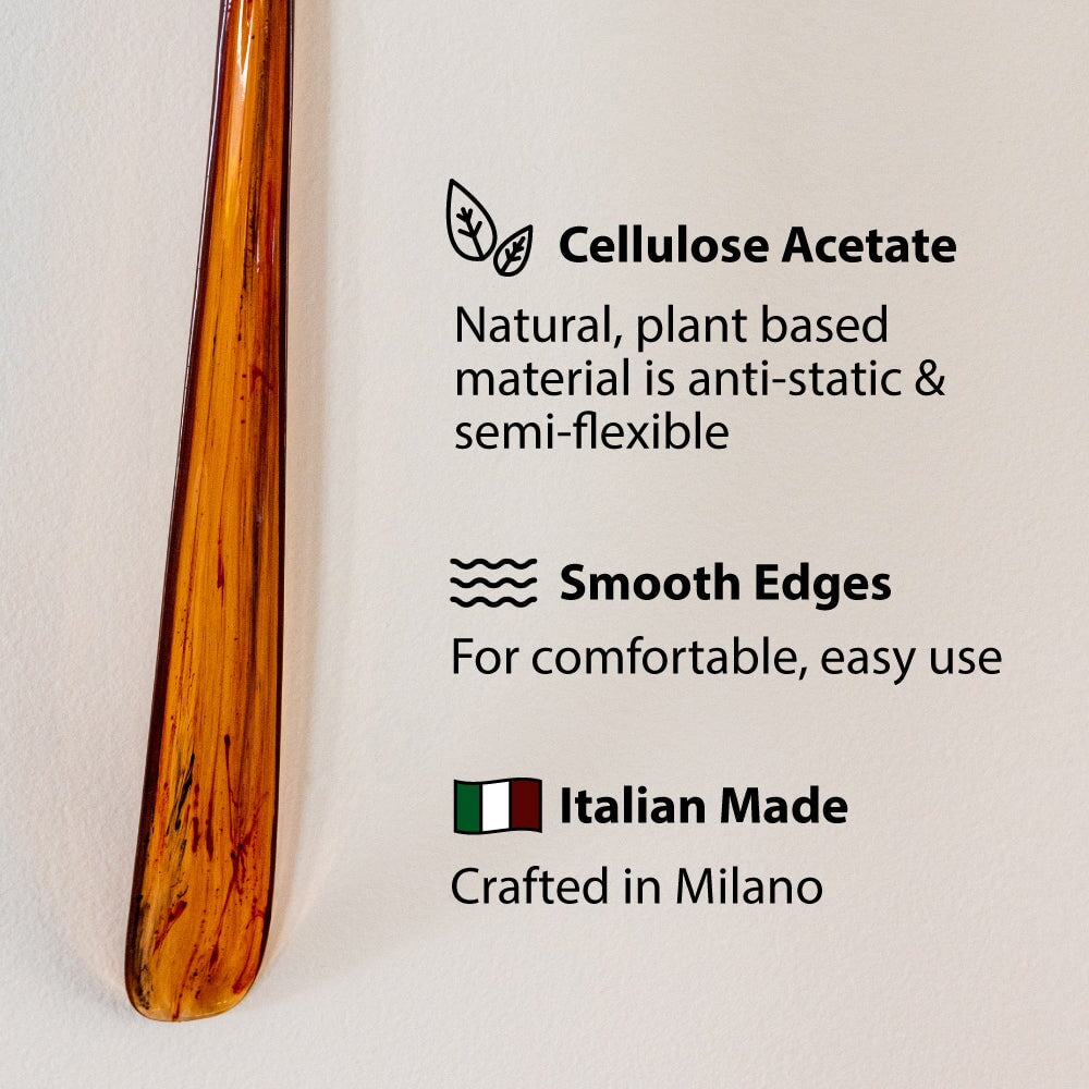 FootFitter Medium 19.5" Shoe Horn with Tortoiseshell Spoon, Duck Shoe Horns FootFitter