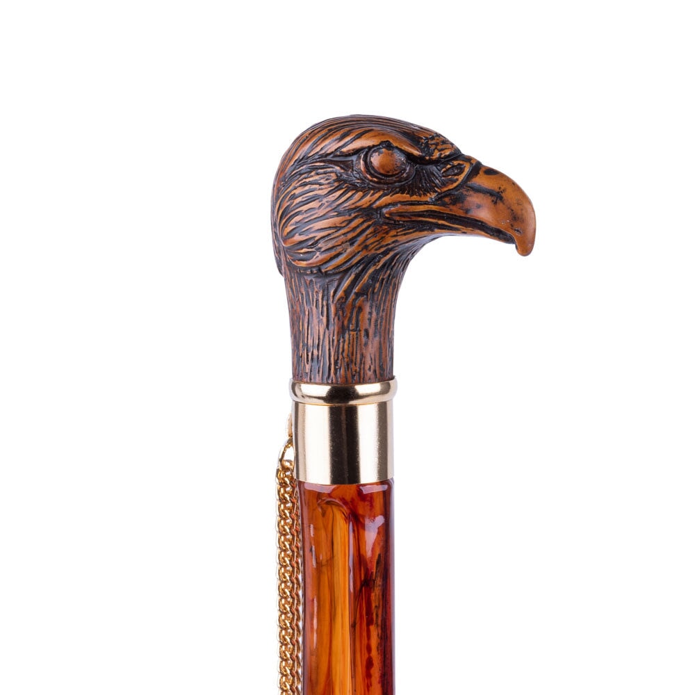 FootFitter Medium 21" Shoe Horn with Tortoiseshell Spoon, Brown Wooden-Style Eagle Shoe Horns FootFitter