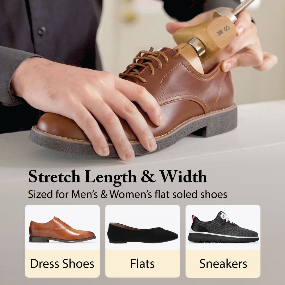 FootFitter Premium Professional 2-Way Shoe Stretcher - DS11/DS21 Shoe Stretcher FootFitter