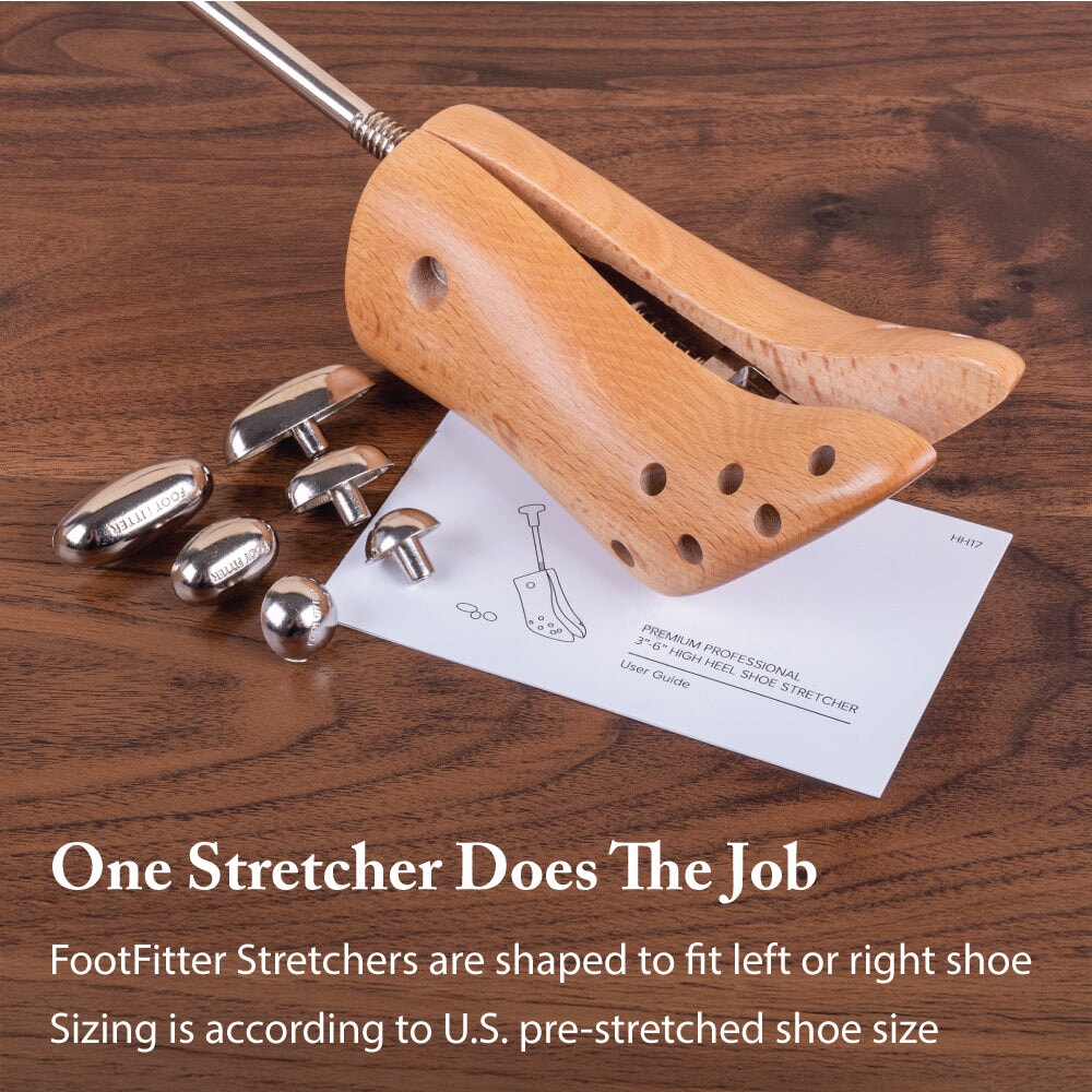 FootFitter Premium Professional 3"-6" High Heel Shoe Stretcher - HH17 High Heel Stretcher FootFitter