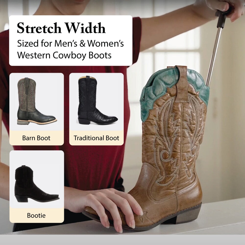 FootFitter Premium Professional Western Cowboy Boot Stretcher - WC33 Boot Stretcher FootFitter