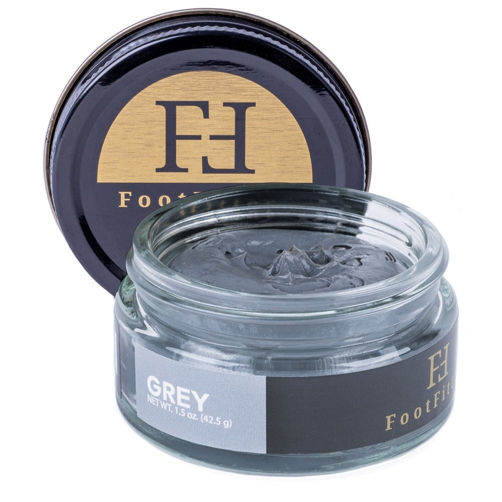FootFitter Premium Shoe Cream Polish, 1.5 oz. Shoe Polishers FootFitter Grey