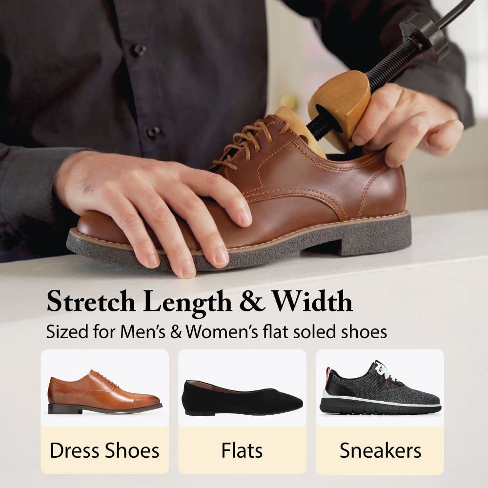 FootFitter Professional 2-Way Shoe Stretcher Set - Pair of Shoe Stretcher Shoe Stretcher FootFitter
