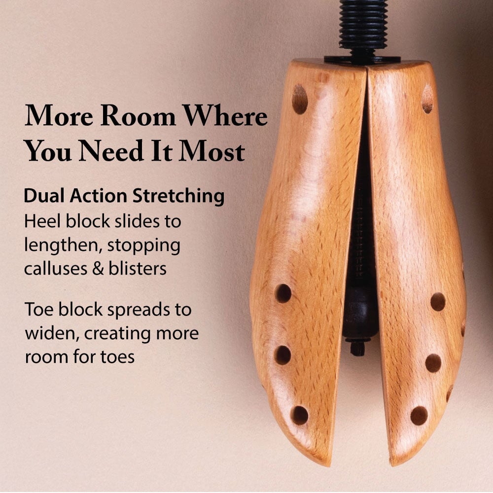 FootFitter Professional 2-Way Single Shoe Stretcher - PS11/PS21 Shoe Stretcher FootFitter