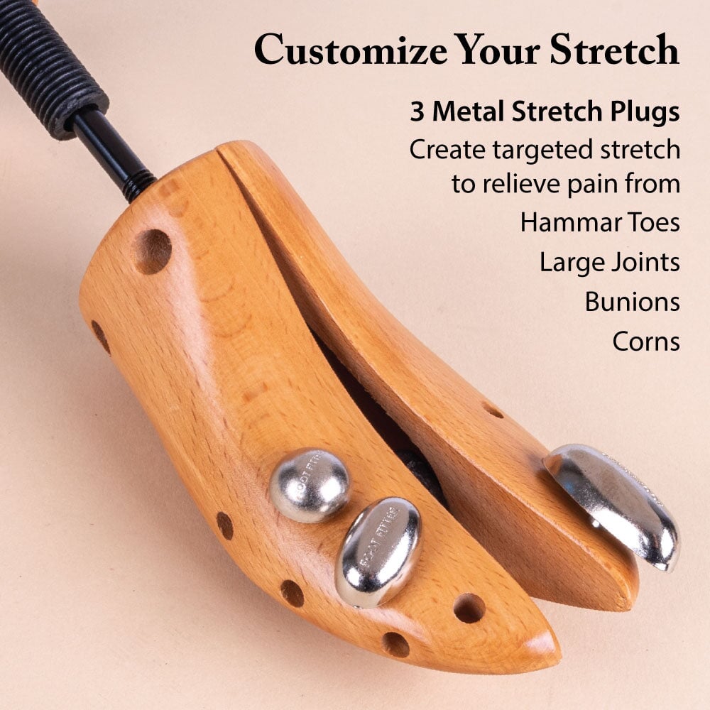 FootFitter Professional 2-Way Single Shoe Stretcher - PS11/PS21 Shoe Stretcher FootFitter