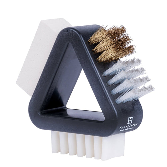 FootFitter Professional 4-Way Suede and Nubuck Cleaner Shoe Brushes FootFitter