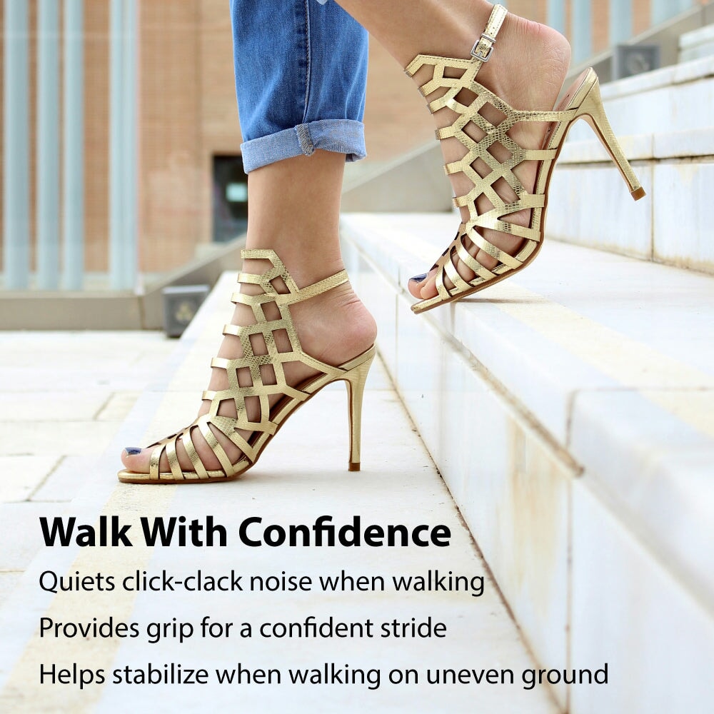 Heel Lovers Protective Heel Caps - Clear Heel Caps FootFitter