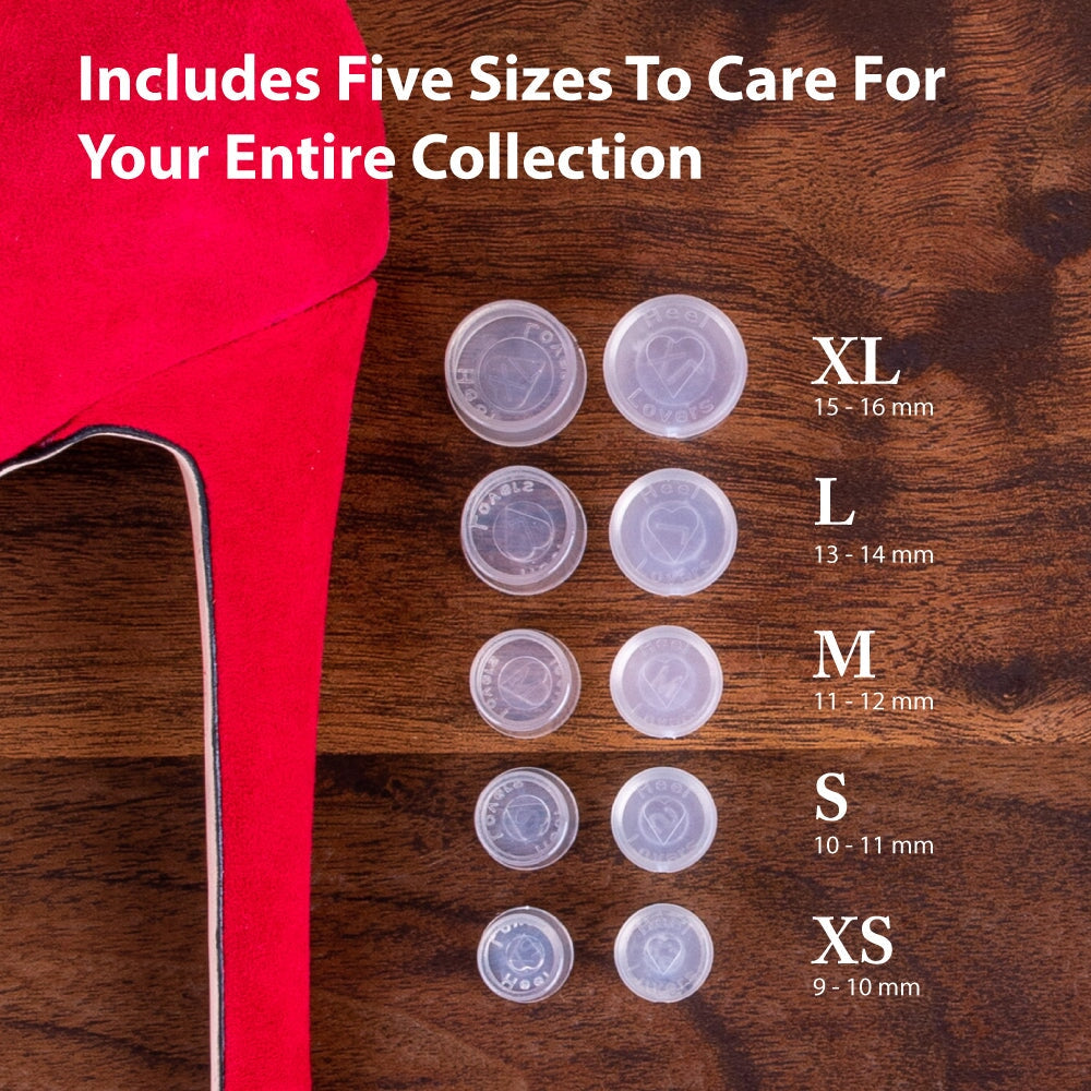 Heel Lovers Protective Heel Caps - Clear Heel Caps FootFitter