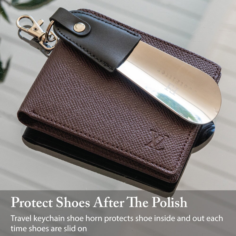 Shoe Care Kit with Travel Bag Shoe Shine Kits FootFitter