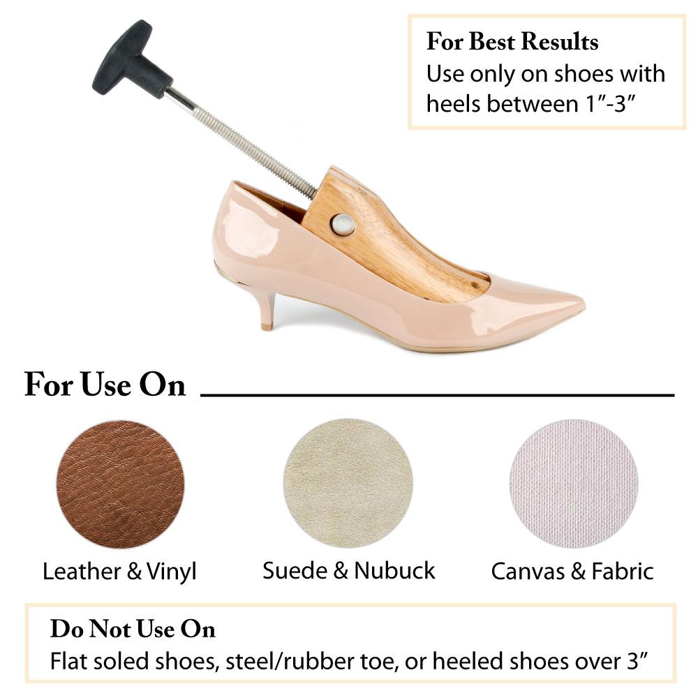 FootFitter 1" - 3" High Heel Shoe Stretcher with Shoe Stretch Spray