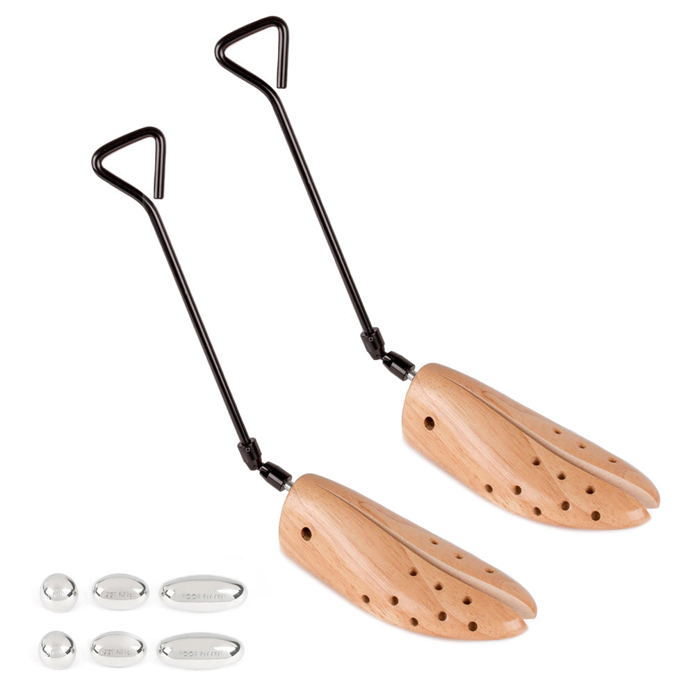 FootFitter Best Professional Boot Stretcher Set - Pair of Boot Stretcher FootFitter