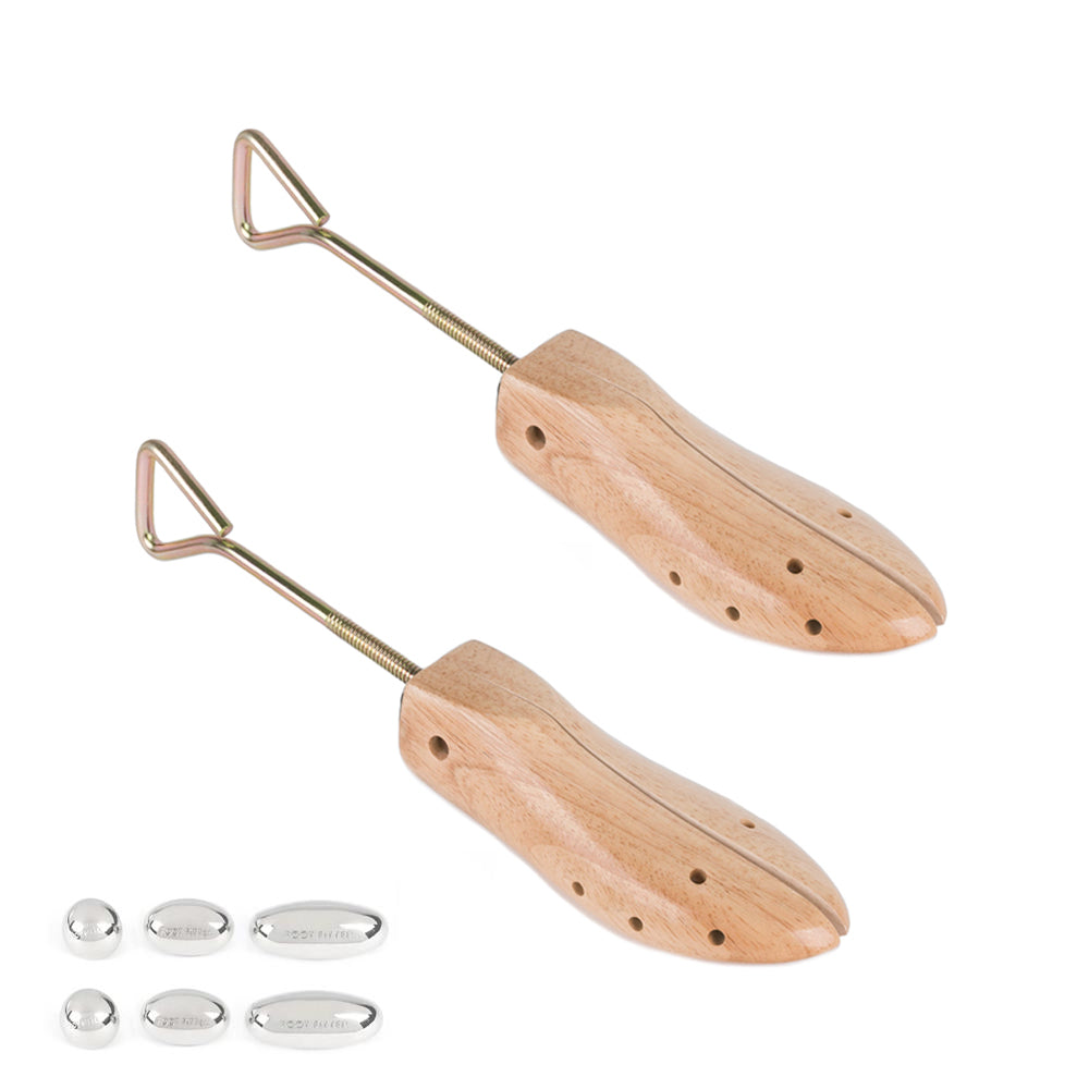 FootFitter Best Professional One-Way Shoe Stretcher Set - Pair of Shoe Stretchers FootFitter