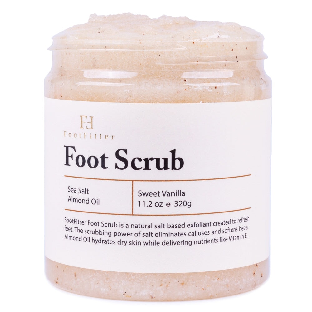 FootFitter Foot Scrub, Sweet Vanilla, 11.2 oz Foot Scrub FootFitter