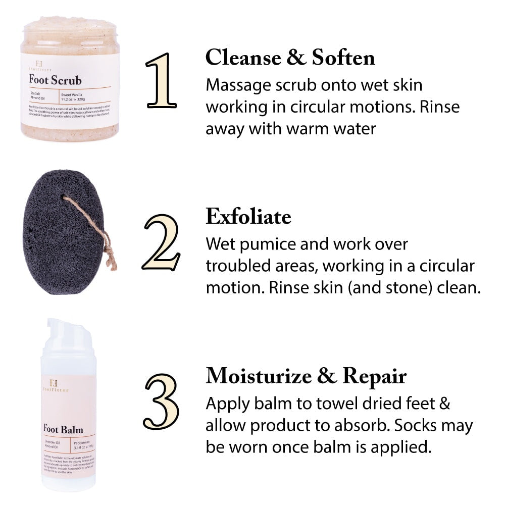 FootFitter Pedicure Foot Care Set FootFitter