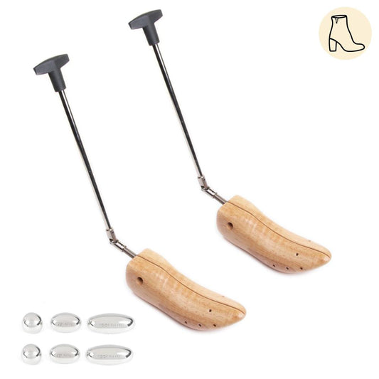 FootFitter Premium Professional 1" - 3" High Heel Boot Stretcher Set - Pair of Boot Stretcher FootFitter