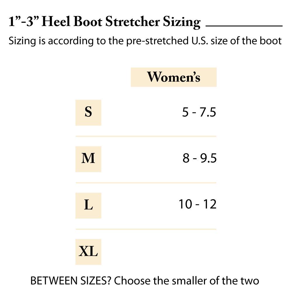 Premium Professional 1" - 3" High Heel Boot Stretcher Set - Pair of Boot Stretcher