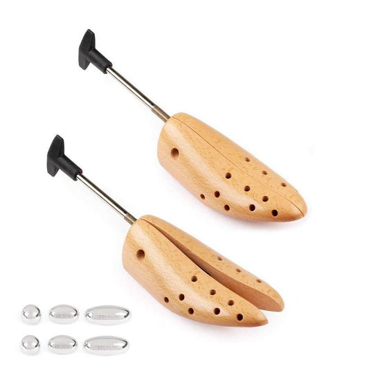 FootFitter Premium Professional One-Way Single Shoe Stretcher Set - Pair of Shoe Stretchers FootFitter