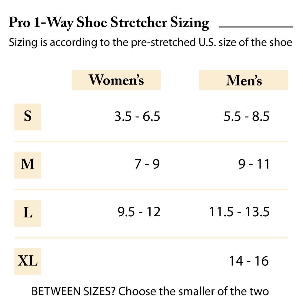 Premium Professional One-Way Single Shoe Stretcher Set - Pair of Shoe Stretchers