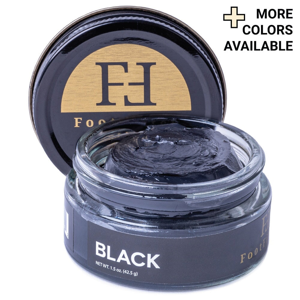 FootFitter Premium Shoe Cream Polish, 1.5 oz. Shoe Polishers FootFitter Black