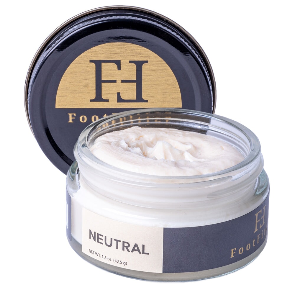 FootFitter Premium Shoe Cream Polish, 1.5 oz. Shoe Polishers FootFitter Neutral