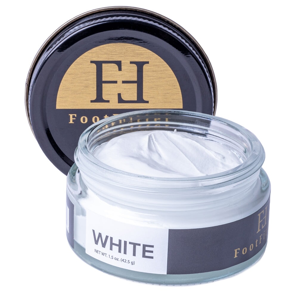 FootFitter Premium Shoe Cream Polish, 1.5 oz. Shoe Polishers FootFitter White