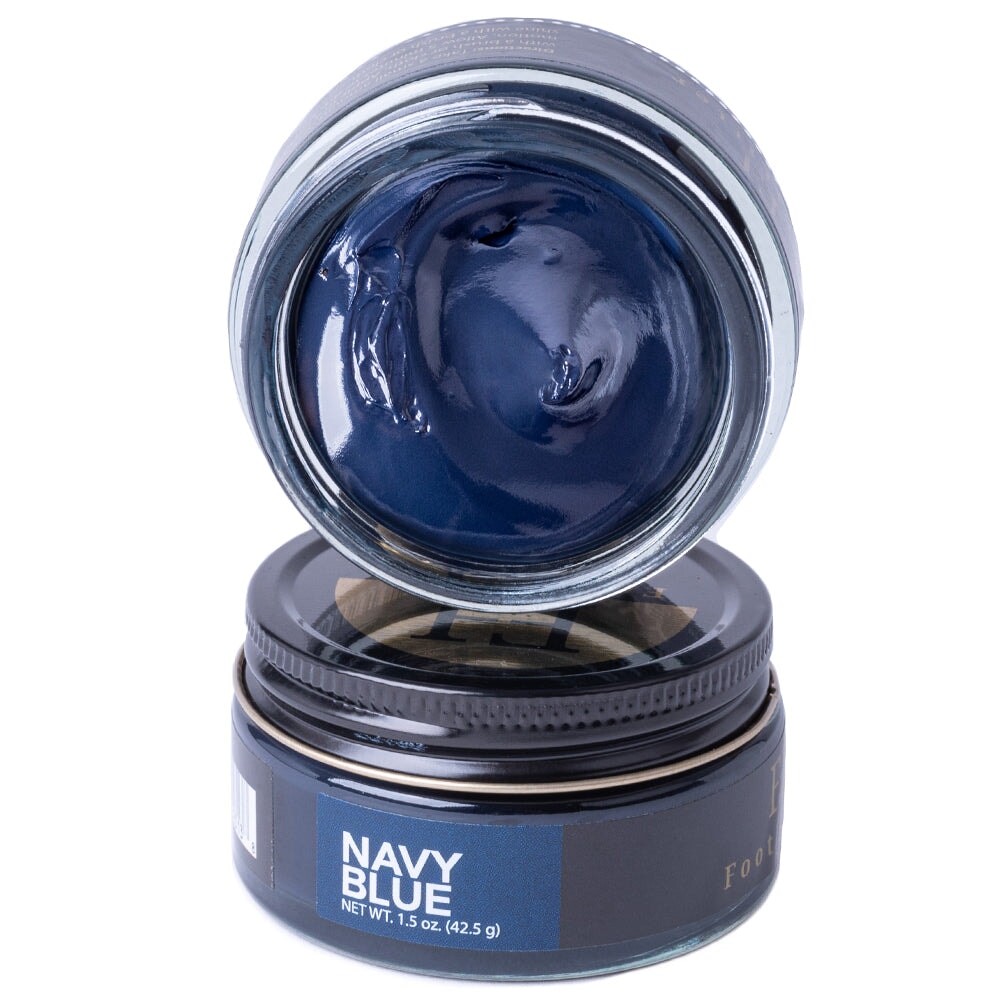 FootFitter Premium Shoe Cream Polish - 2 Pack Shoe Polishers FootFitter Navy Blue