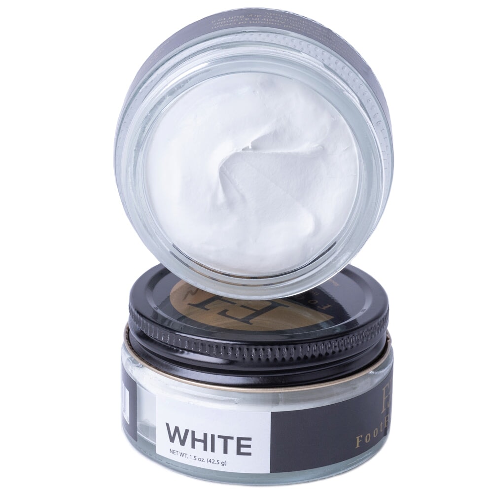 FootFitter Premium Shoe Cream Polish - 2 Pack Shoe Polishers FootFitter White