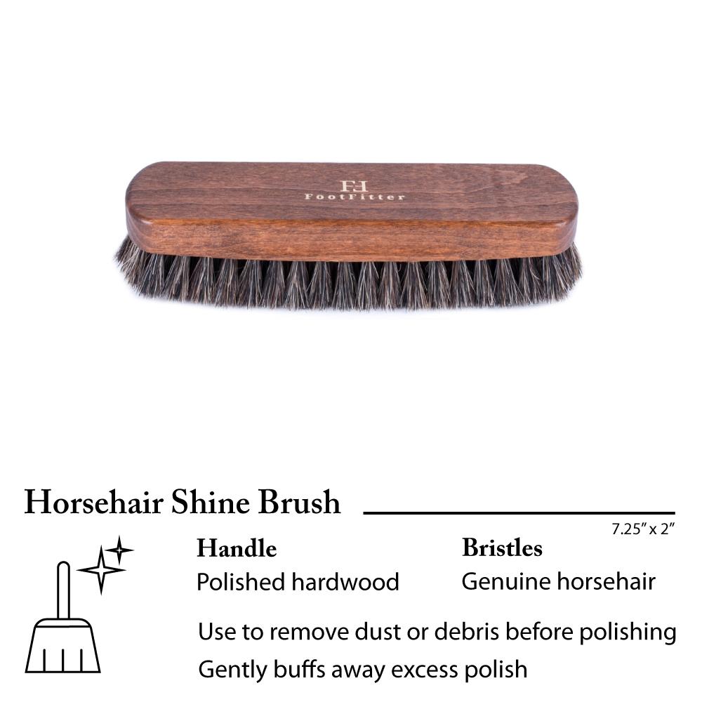 FootFitter Shoe Shine Brush & Polishing Set - Shoe Polish