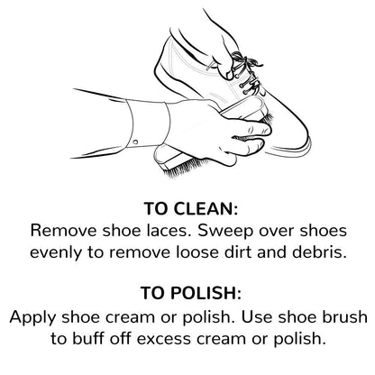 FootFitter Signature Regular Shoe Shine Brush