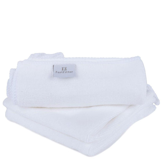 FootFitter Ultrasoft Microfiber Cleaning and Conditioning Shoe Shine Cloth Pack FootFitter 3-Pack